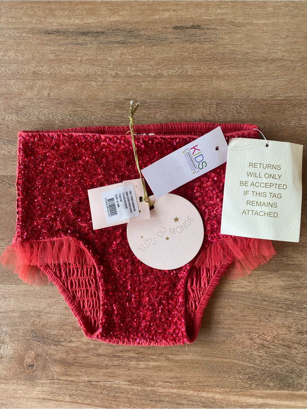 Tutu Du Monde Handmade Embroidered Beaded Diaper Cover
